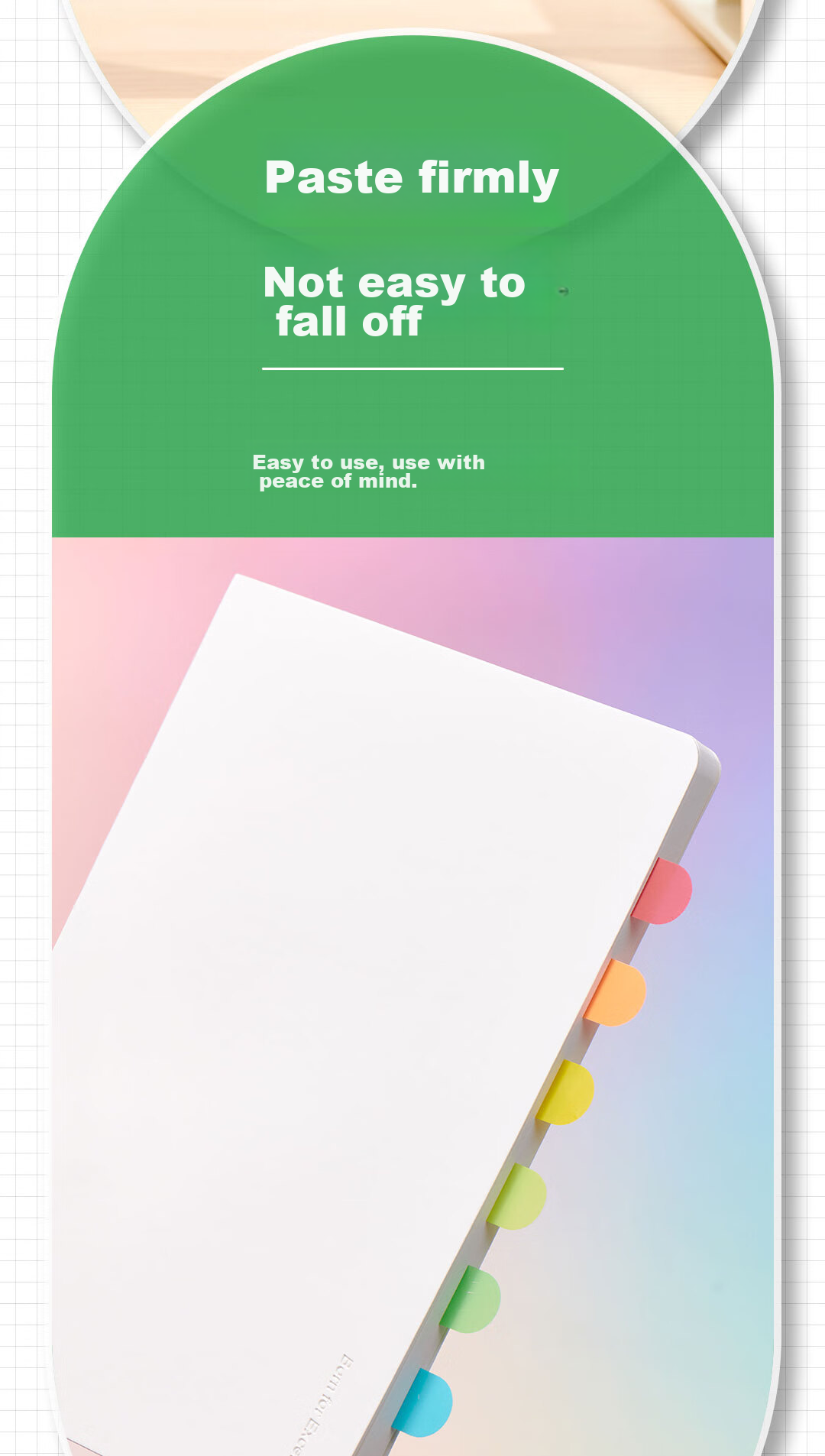 KACO Index Label Stickers, 6 Colors * 20 Sheets, Indicator Stickers, Exam Review Highlight Classification Sticky Notes, Study Notes for Postgraduate Entrance Exams And Final Exams, 15*43mm 6