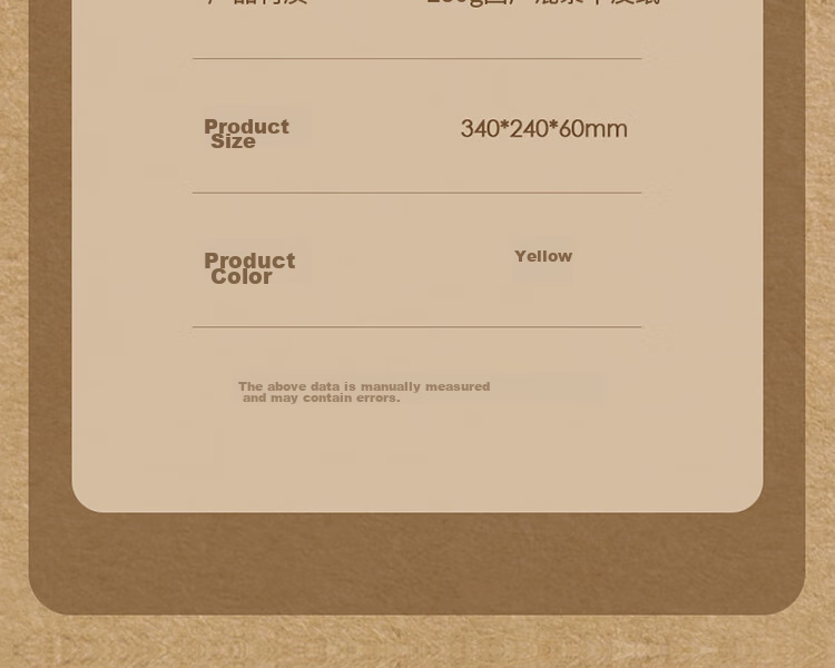 Deli 10 Pieces 280g Thick Kraft Paper File Folders, Document Storage with 6cm Side Width for Bids, Contracts, And Files, Bid Document Folders for Office File Protection 64104 20
