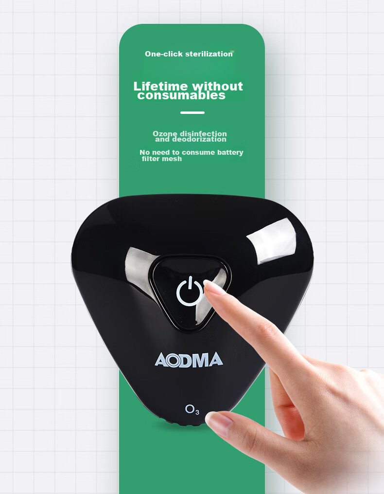 AODMA Car Air Purifier Electronic Sterilizer And Odor Eliminator for Home Use ST-807A Gree 12