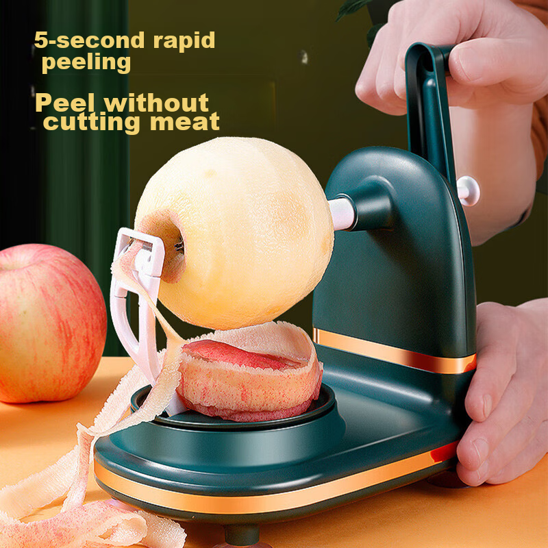 BJ Apple Peeler, Hand-Cranked Fruit Knife, Automatic Peeling Machine for Home Use