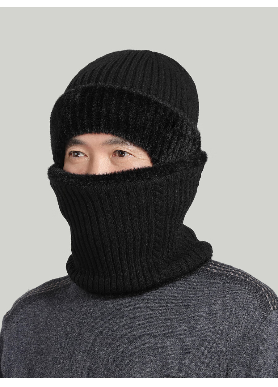 Hengyuanxiang Men's Hat for Autumn And Winter Warmth, Thick Wool Knit Cap for Middle-Aged And Elderly, Birthday Gift for Dad Or Grandpa 20