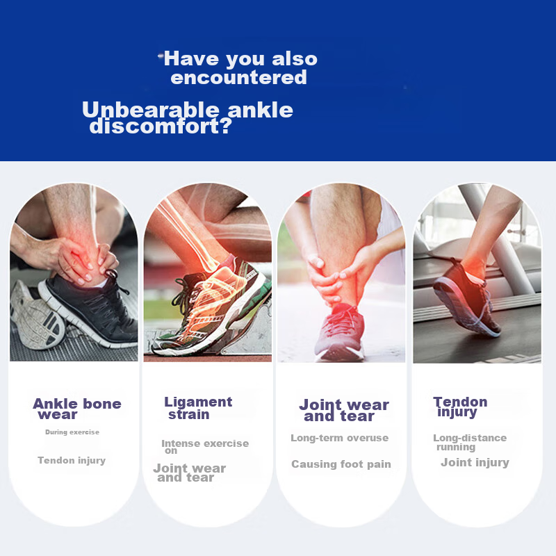 TEEIS Ankle Brace, Foot Support, Ankle Joint Fixation Brace, Post-Injury Fixation for Sprains, Rehabilitation for Ligament Injury Recovery Sleeve 2