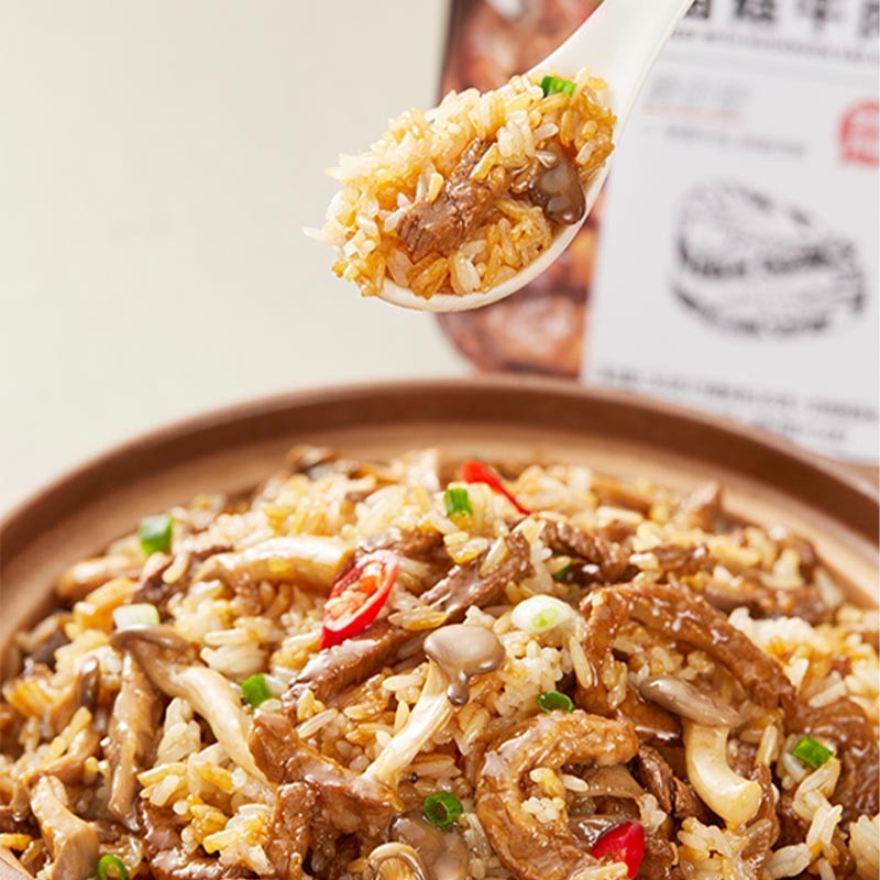 莫小仙菌菇牛肉自热米饭265g/盒 煲仔饭方便食品小火锅炒速食快餐懒人