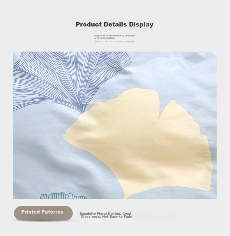 Hengyuanxiang Pure Cotton Pillowcase, Single Printed Pillow Cover for Student Dormitory And Home Use, Single Piece, 48*74cm 6