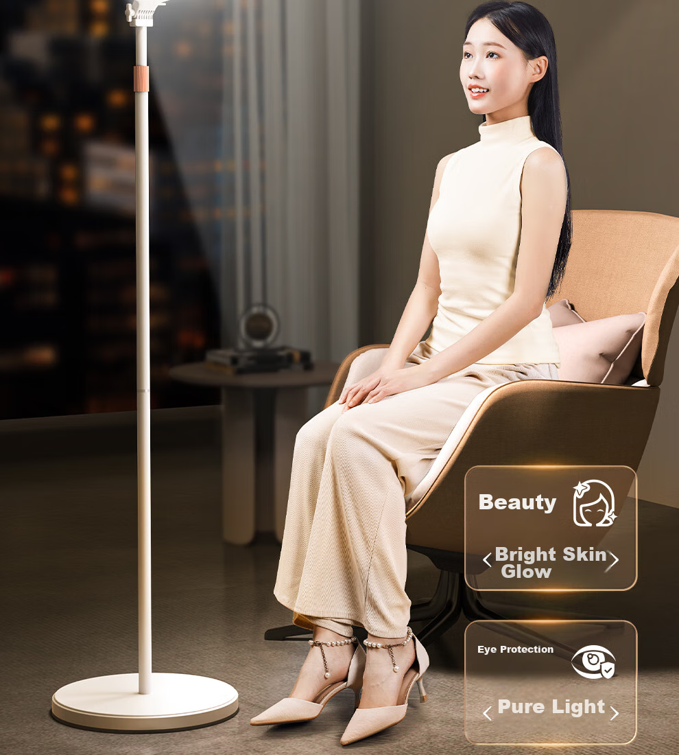 Xiaotian Live Streaming Fill Light, Host-Specific Beauty Light, Mobile Desktop Live Streaming Light, Floor-Standing Universal Full-Screen Face Light, Studio Lighting, Influencer Light, Photography Shooting Stand 7