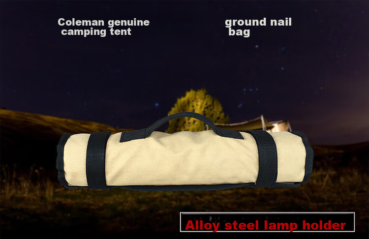 Campingmoon Ground Stake Bag for Tent And Canopy, Thickened Canvas Portable Camping Storage Bag, B-126 Small Ground Stake Bag 1