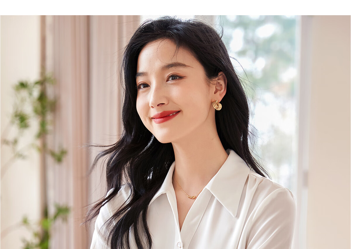Chushen Spring Autumn Long Sleeve Shirt Women Professional Casual Commuter Lapel Versatile White Shirt S13JC2998 16