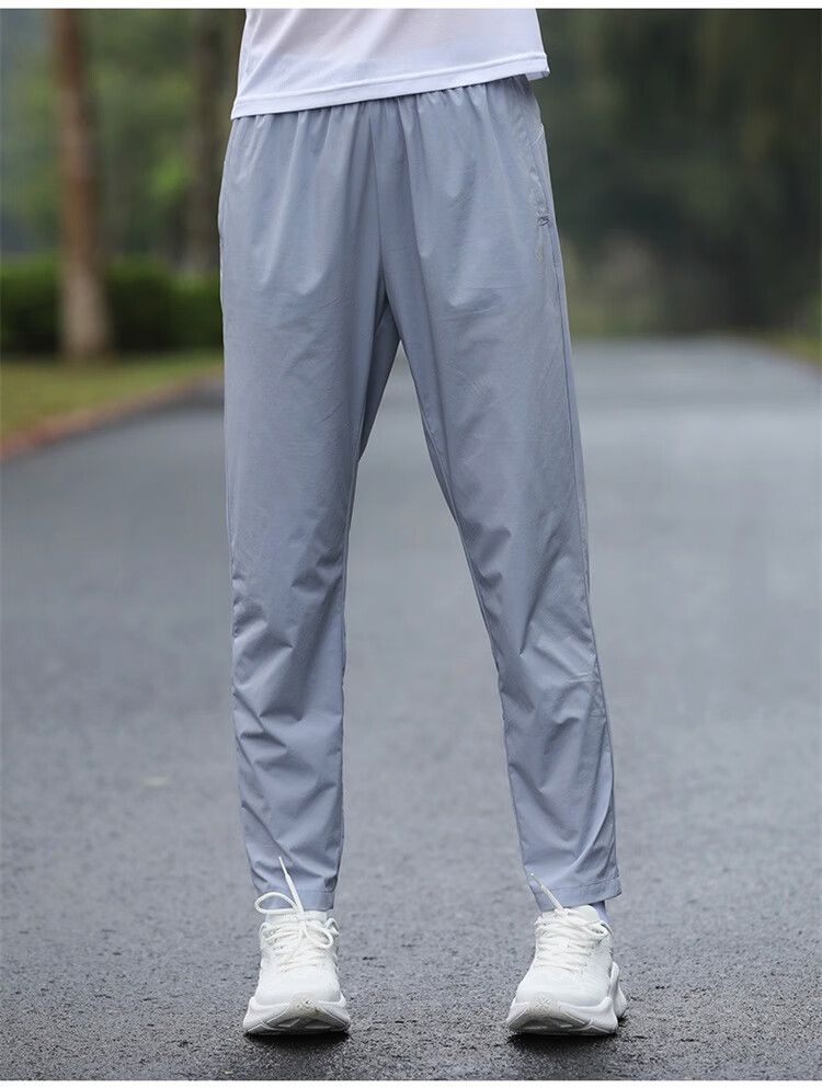 Bmai Men's Running Sports Fitness Training Long Pants Spring Summer High Elastic Lightweight Quick-Dry Racing Training Pants 21