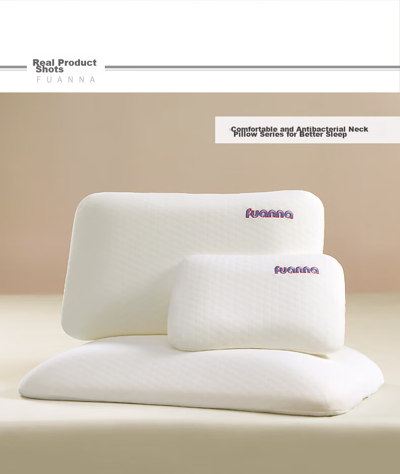 FUANNA Memory Foam Pillow for Students, Cervical Support Neck Pillow Core with Slow Rebound, Sleep Aid And Deep Sleep, 48*30*5cm 10