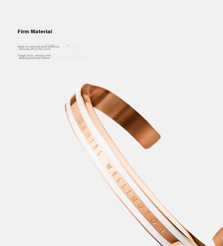 DanielWellington [Limited Time Flash Sale], DW Women's Bracelet, Cherry Red Small Open Bangle DW014 Birthday Gift 6