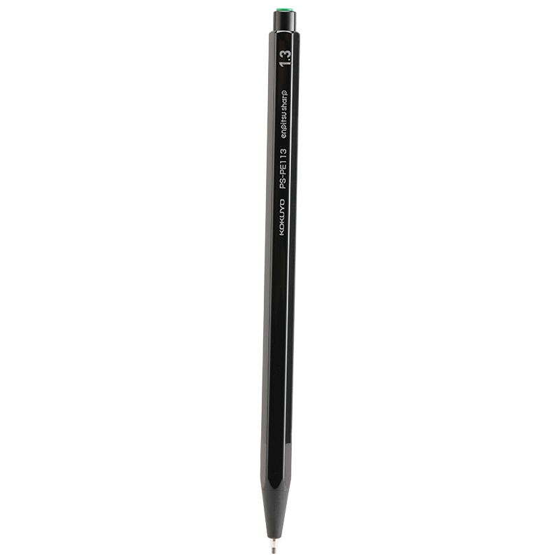 KOKUYO Imported Student Exam Mechanical Pencil, 1.3mm, Drawing And Sketching Pencil, Anti-Break Lead Writing Pencil, Black, 1 Piece, PS-PE113D