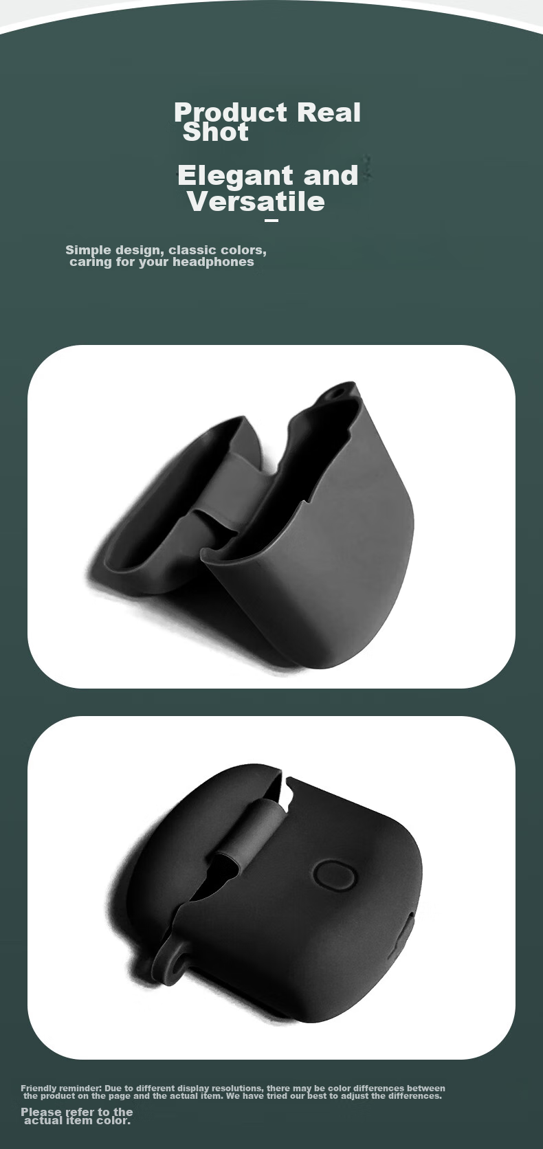 Masentek Earphone Case, Compatible with Edifier Lolli3 ANC Bluetooth Headphones, Charging Case Silicone Storage Box Soft Shell for Pods/Pro Ultra-Thin Shockproof, Transparent 14