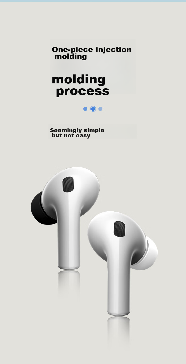 Masentek Earphone Ear Tips And Earbuds, Compatible with Edifier Lolli Pro2 Bluetooth Ear Soft Silicone Replacement Accessories for In-Ear Headphones LolliPodsPro/GM3/GT4, White 10