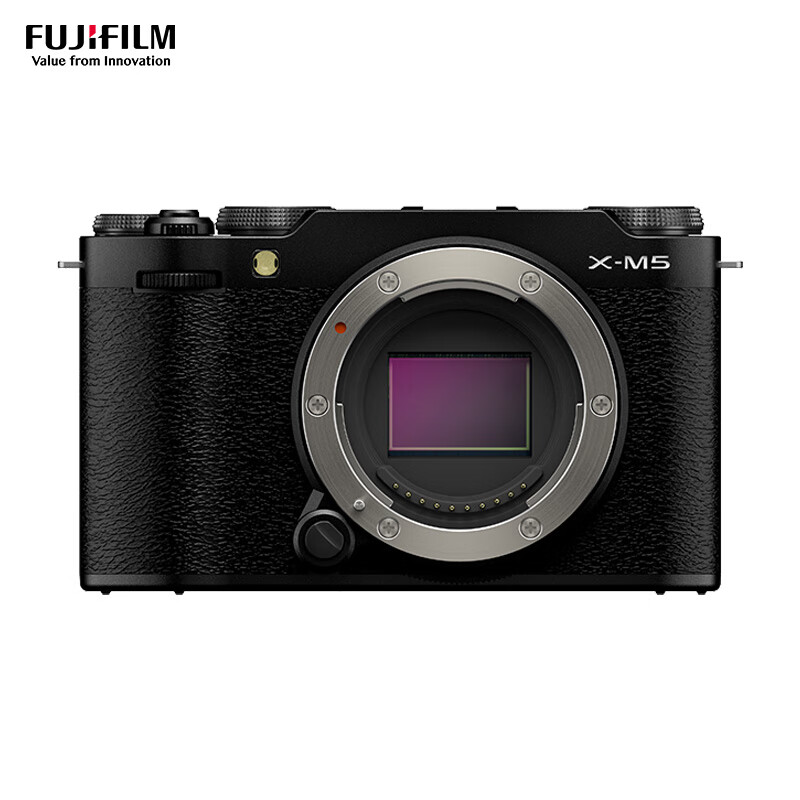 FUJIFILM X-M5 Mirrorless Camera Body 26.1MP AI Autofocus 20 Film Simulations 355g Black