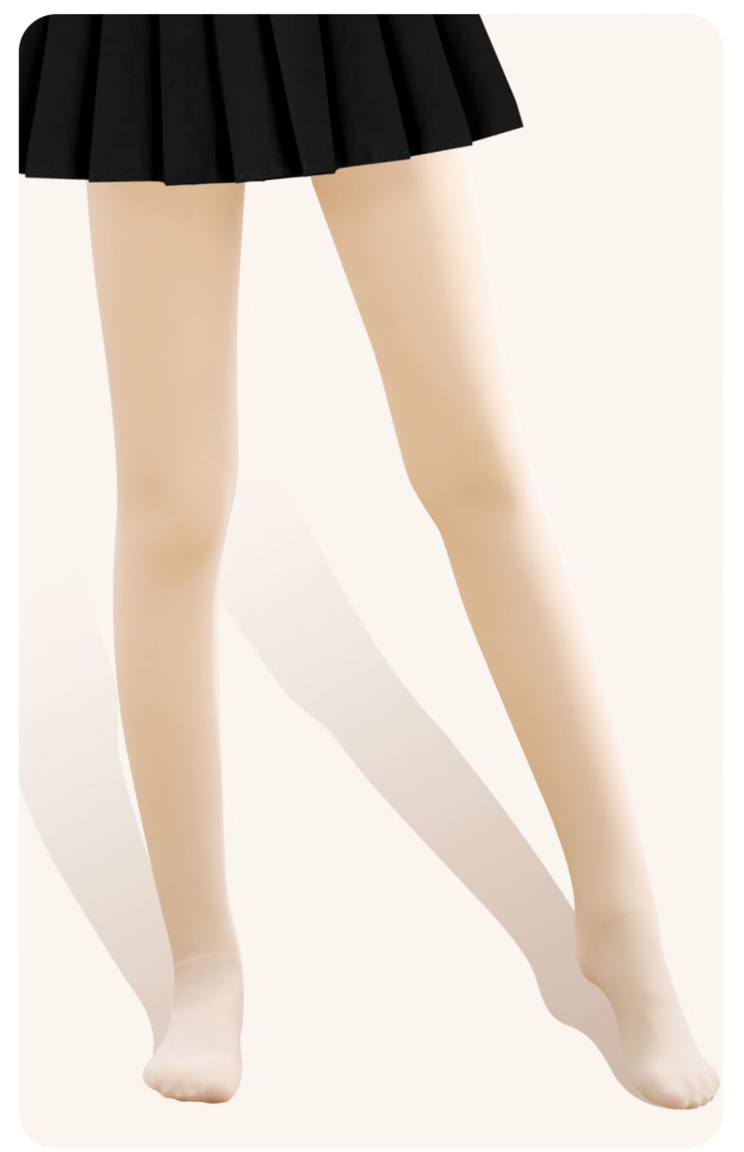 Zhiyouban Children's Bare Leg Tights Pantyhose Spring and Autumn Thin Skin Color Stockings Girls Nude Leggings Kids Flesh Color Base Socks 17