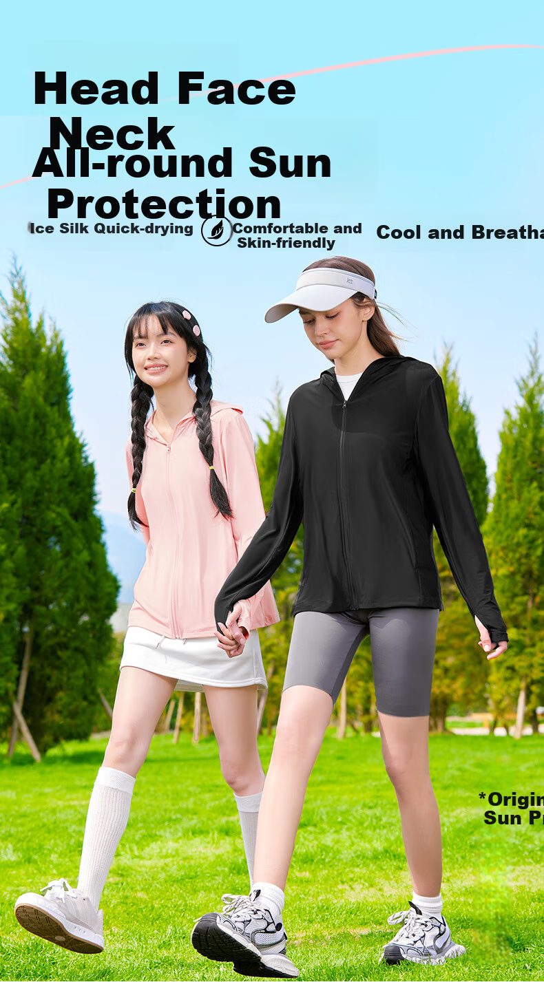 Warrior Women's Summer Sunscreen Jacket Ice Silk 2026 New UV Protection Coat Plus Size Thin Breathable Outerwear 1