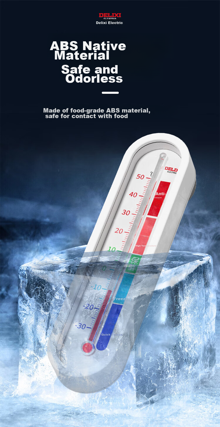 DELIXI ELECTRIC Thermometer, Digital Display, Strong Magnetic Attachment, Ultra-Long Probe, Dual-Use for Wall And Stand Mounting, Indoor And Outdoor Use 7