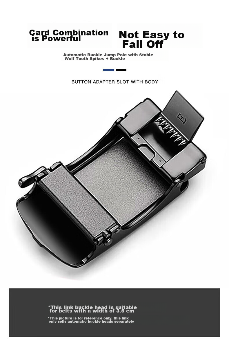 CARTELO Men's Automatic Buckle Belt Buckle, Business Accessory, Casual Simple Belt Buckle, Gift for Boyfriend 9