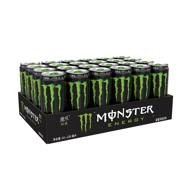 魔爪（Monster）魔爪 Monster 原味 能量风味饮料 功能饮料 330ml*24罐