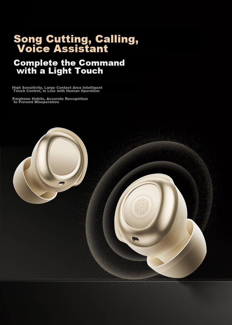 BIAZE Sleep Earphones [Sleep Bean] True Wireless In-Ear Noise-Cancelling Soundproof Hidden Earplugs for Side Sleeping, Pain-Free ASMR, Sports, Gaming, Music, Long Battery Life, Off-White 17
