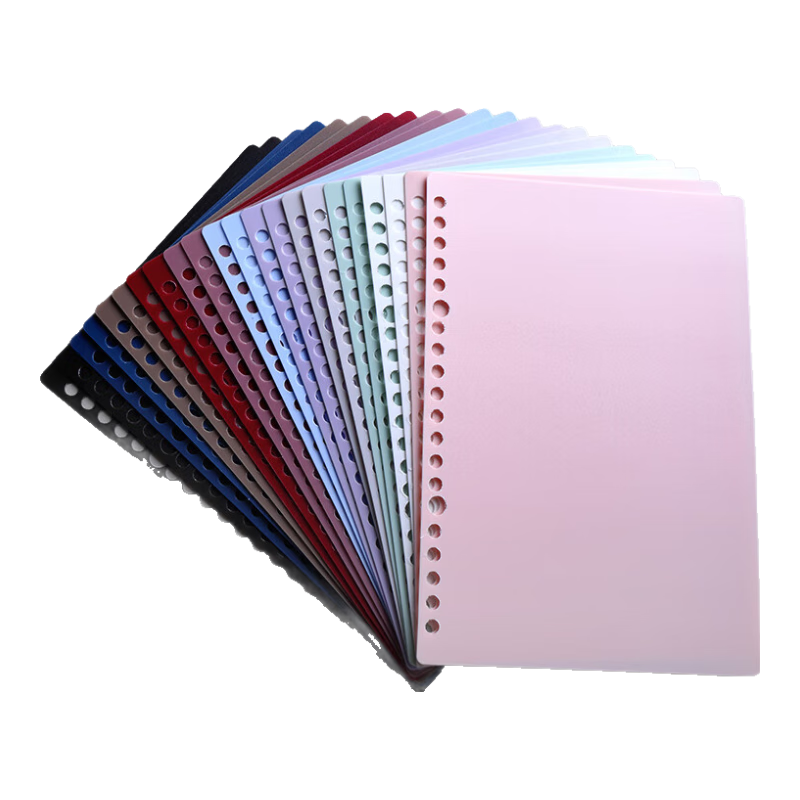KW-TriO B5 Morandi Color Series Loose-Leaf Notebook Cover, Study Planner Notebook, Vintage Color Series Loose-Leaf Cover, Self-Made Frosted Cover