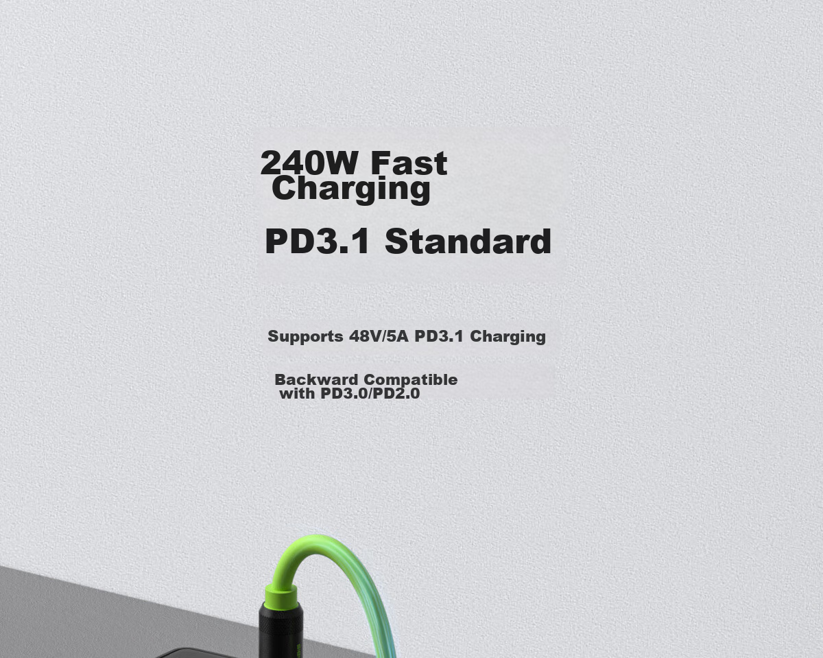 Hagibis Type-C Full-Function Digital Display Data Cable, Compatible with Thunderbolt 4 Dual-Head USB4, Suitable for IPhone 17 Charging Cable, PD Fast Charging, Hard Drive High-Speed Transmission, Silicone Video Cable 11