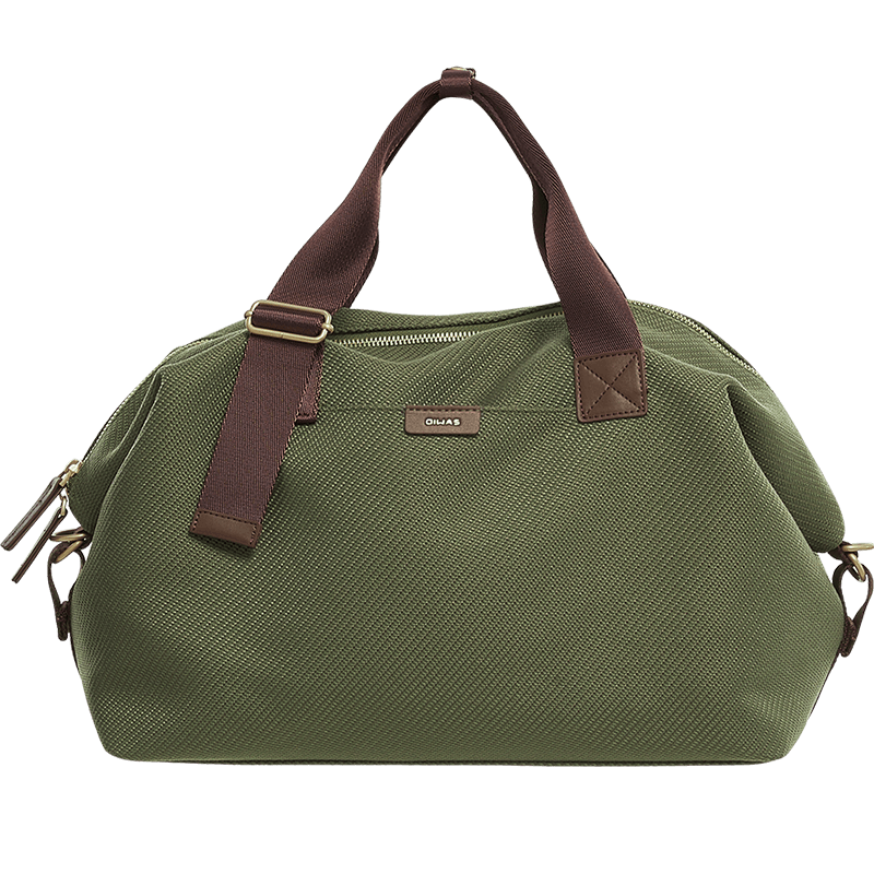 OWAS Travel Bag, Men's Sports Fitness Bag, Business Trip Handheld Luggage Bag for Women, Large Capacity Backpack Storage Bag, Gree