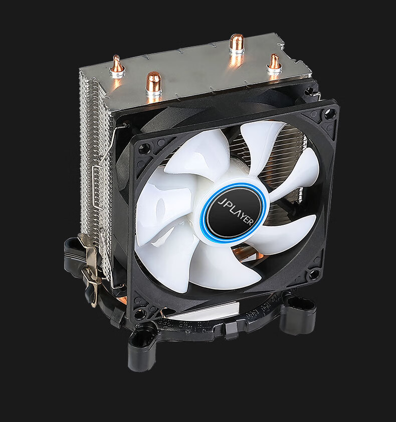 JPLAYER Ziyi Collaboration Edition 4 Copper Tube CPU Cooler, Black ARGB Lighting Synchronization, Intelligent Temperature Control (Supports All Platforms, Includes Thermal Paste, 170W Power Dissipation) JPS-509 13