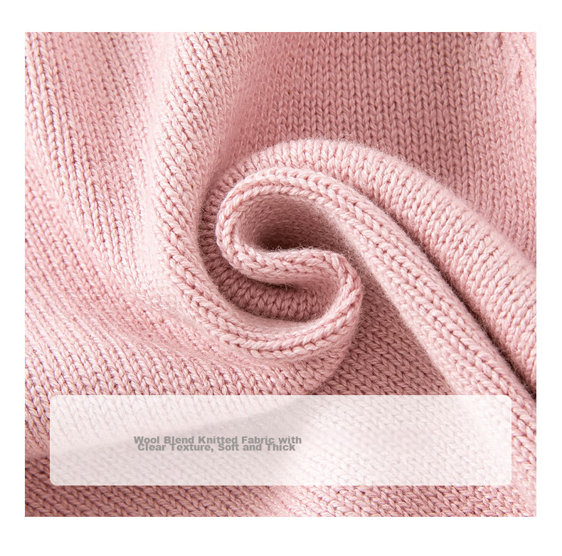 DAVE & BELLA Girls Pullover Sweater 2022 Autumn Kids Clothing Baby Cartoon Knitwear DB4223925 Light Pink 140cm 1