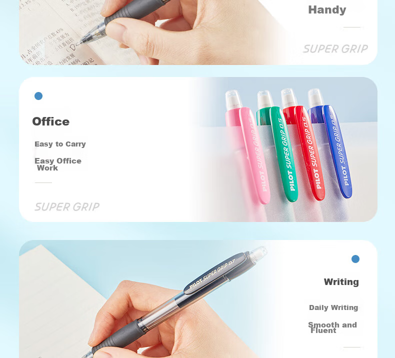 PILOT [Best Seller], Retractable Mechanical Pencil, for Primary School Students And Children, Exam Pencil, Stationery, Sketching Pencil, Ergonomic Design with Eraser, Extendable Tip H-185, 0.5mm, Purple 6
