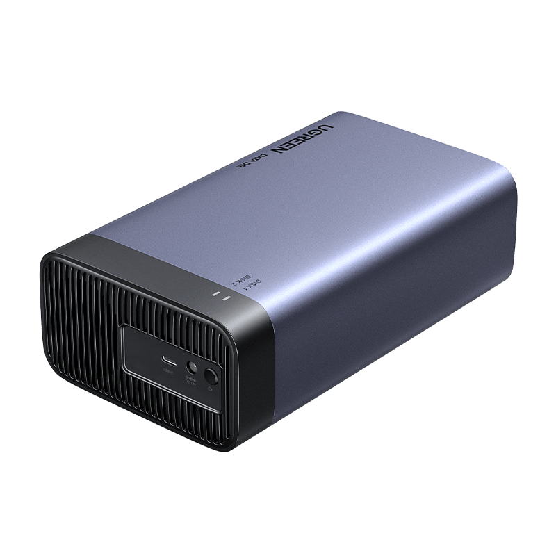 UGREEN Hard Drive Enclosure, Multi-Bay Hard Drive Cage (No RAID Array, with Temperature-Controlled Fan), Suitable for 2.5/3.5 SATA Serial Mechanical And Solid State Drives
