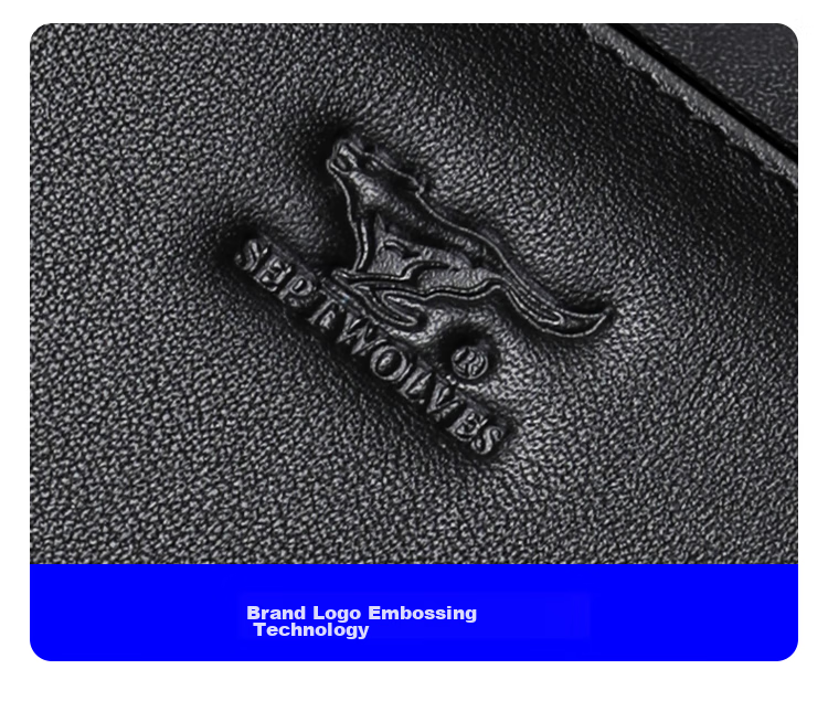 SEPTWOLVES Men's Clutch Wallet Genuine Leather Card Holder Large Capacity Anniversary Birthday Gift for Boyfriend Husband 19