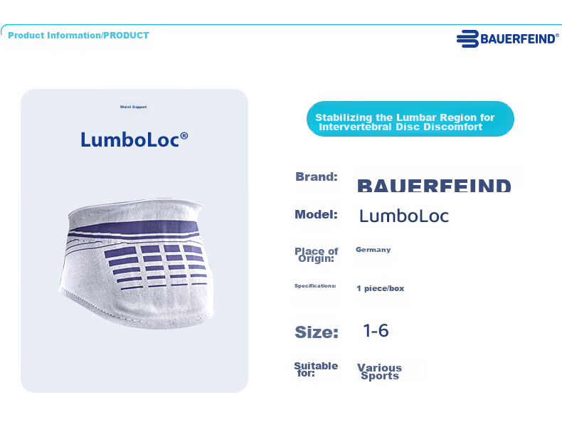 BAUERFEIND LumboLoc Back Support for Lumbar Disc Problems And Lower Back Pain, Stabilizes Spine, Suitable for Men And Women, Silver Titanium Gray, Size 4 4