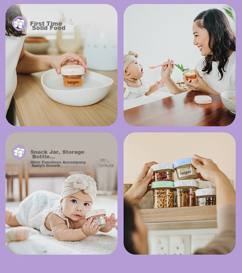 HEGEN Baby Bottle for Newborns 3-6 Months, 240ml PPSU, Anti-Colic, Anti-Choking, Breast-Like, Imported, Pink 8