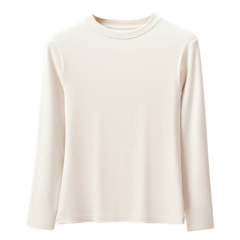Jianyun Modal Cotton Slim Fit White Long Sleeve Thin T-Shirt for Women Stylish Outerwear