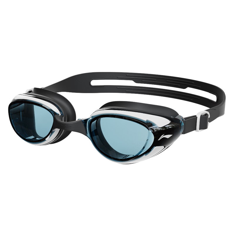 Li-Ning Swimming Goggles, Waterproof And Anti-Fog, for Men And Women, High-Definition Swim Glasses, Non-Prescription Swimming Goggles, LNJT224-11 Black And White Panda