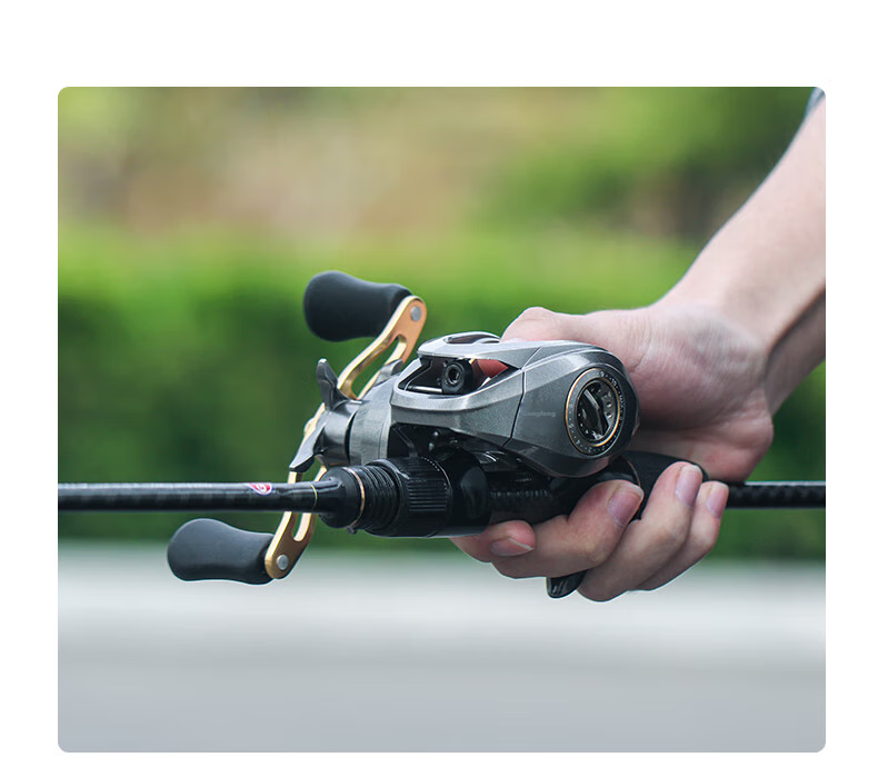 GW Right-Handed Fidget Spinner Anti-Explosion Line Fishing Reel Bass Fishing Reel Black Lure Fishing Reel Long-Distance Casting Fishing Reel Fishing Tackle 13