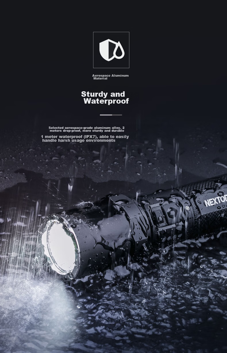 NEXTORCH P80 High Brightness Flashlight 2100 Lumens Outdoor Tactical Long Battery Life Super Bright Patrol Emergency Light 13