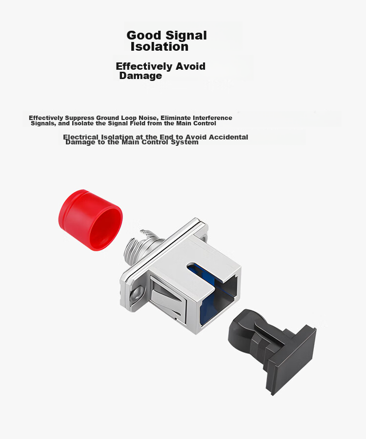 BOYANG BY-F31 Telecom-Grade FC-SC Coupler, FC-SC Interface, Fiber Optic Flange Adapter, Fiber Optic Extension Connector 5