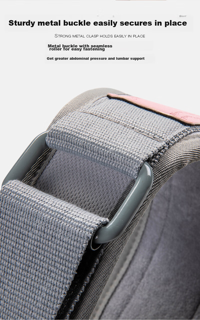 LARASTAR Gravity Fitness Waist Belt for Women, Deadlift Squat Back Support Belt, Strength Training Equipment Exercise, Gray Slim Version L 6