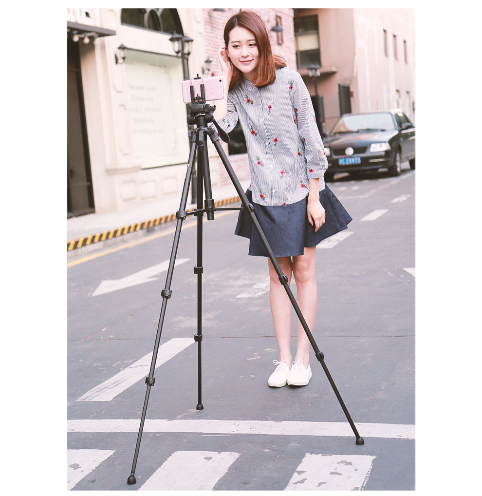 Weifeng WF-3320A Portable Tripod, Mirrorless And DSLR Camera Tripod, Camera And Smartphone Photography Outdoor Live Streaming Night Fishing Light Projector Floor Stand 13