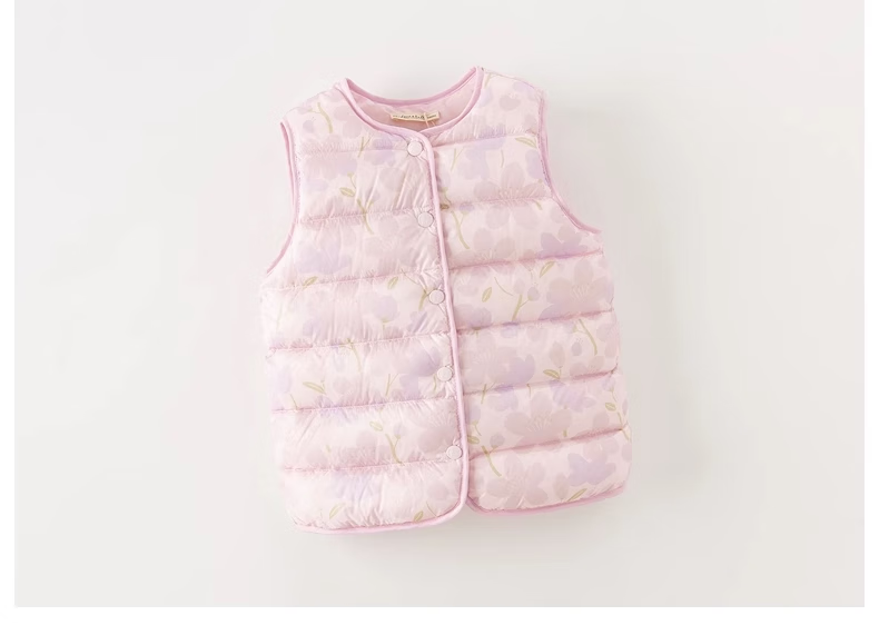 DAVE & BELLA Baby Down Vest Winter Thickened Down Innerwear for Boys and Girls Children 11