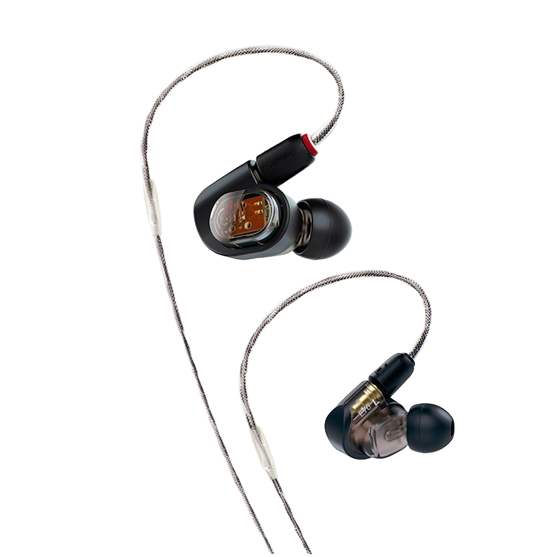 Audio-Technica ATH-E70 Professional Monitoring Dynamic Wired Headphones, Three-Unit Dynamic Driver, HIFI Reference-Level Sound for Live Streaming, Music Editing And Audiobooks