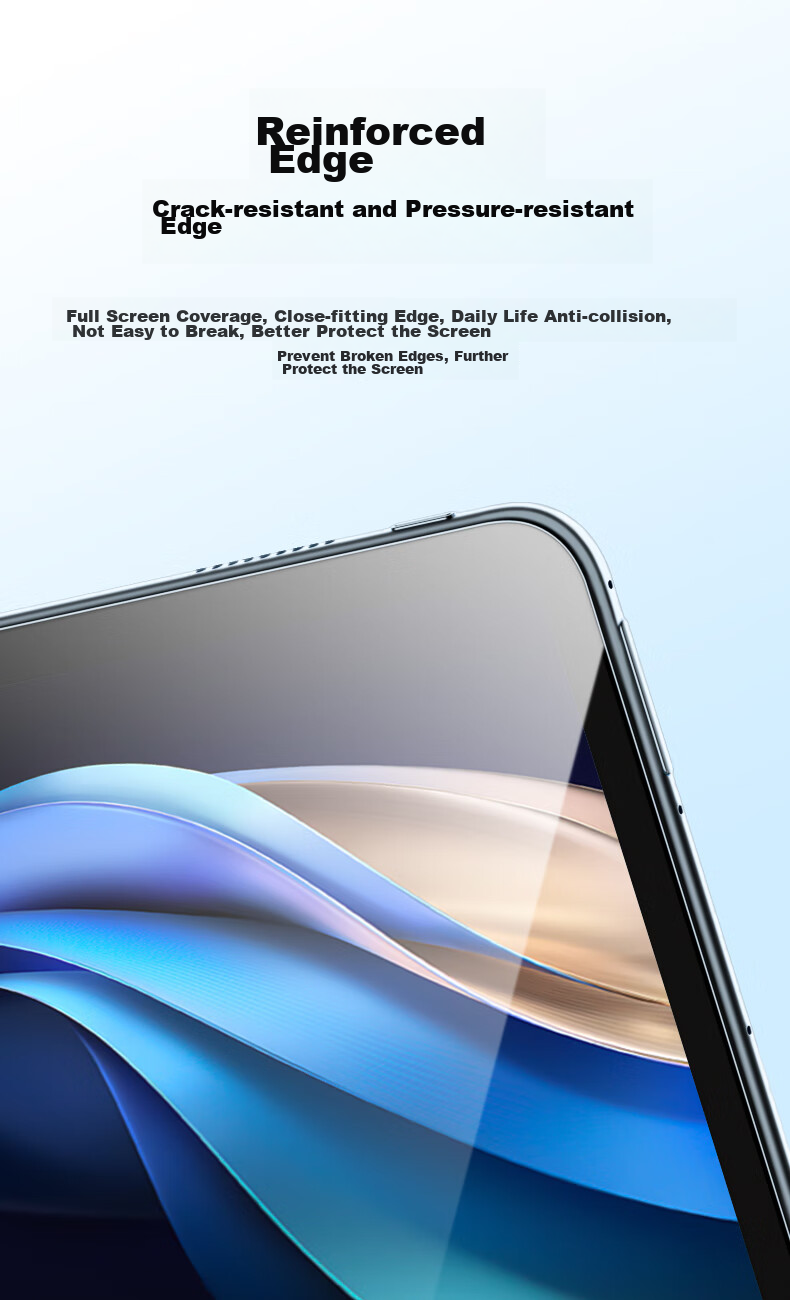CangHua Tempered Glass Screen Protector for Vivo Pad5Pro/3Pro, 13-Inch IQOO Pad5Pro/2Pro Tablet Tempered Glass Film, Full Screen Coverage Protective Film for Vivo Computer 8