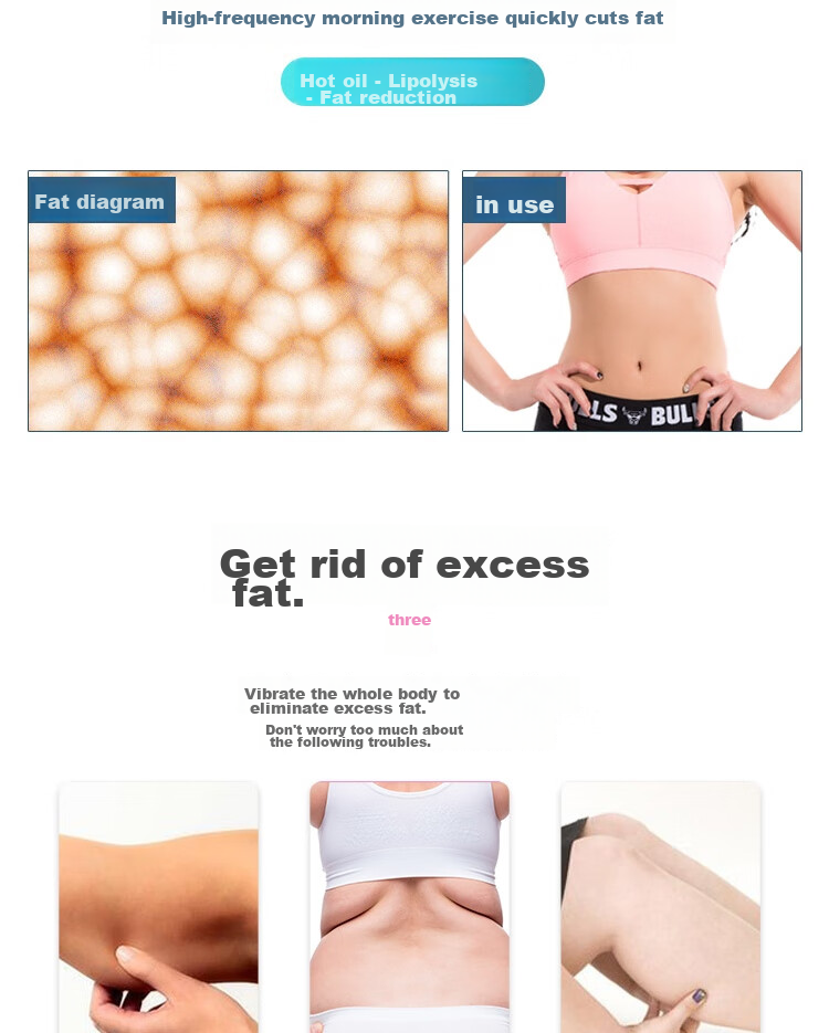 Suncao SC-FM50 Fat-Burning Machine, Home Use Lazy Machine, Body Shaping Equipment, Slimming Vibration Fitness Equipment, Tech Silver 7