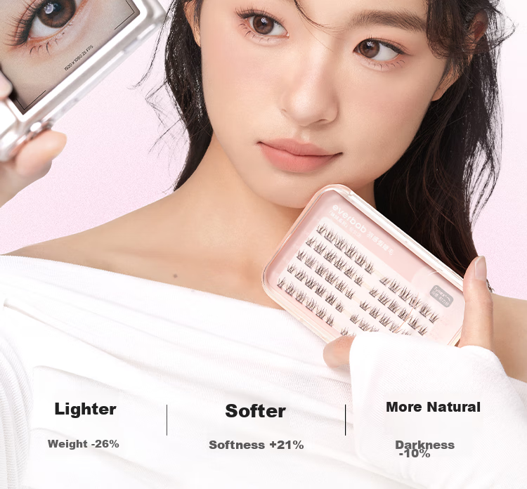 Everbab Sunflower Natural Lash Effect False Eyelashes, Elegant And Graceful Qixi Gift 2