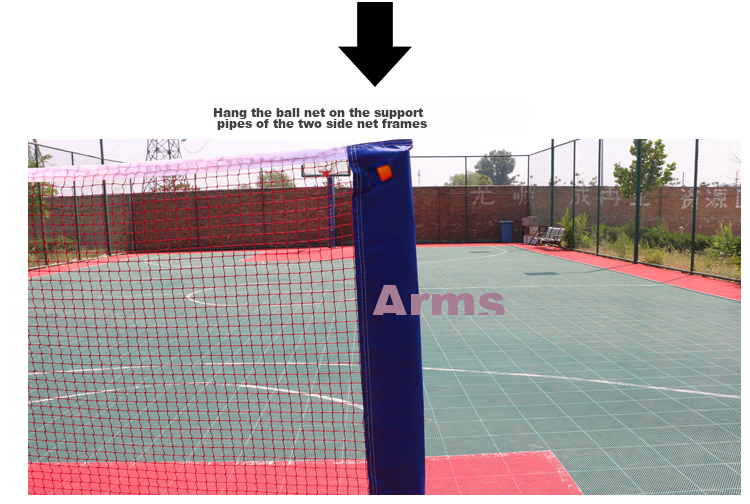 Amusi Badminton Net Stand, Portable Tennis Net Stand, 5.1 Meters Standard Type, Adjustable Height, Free Net Included 14