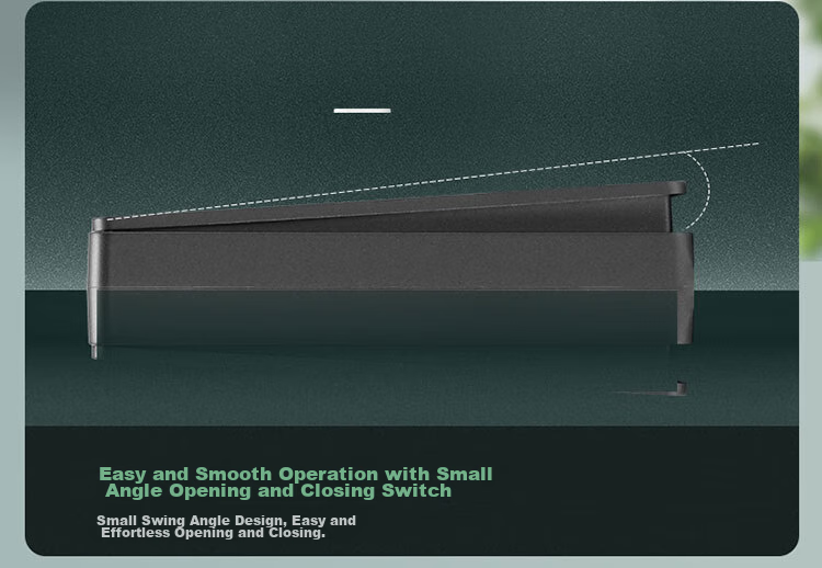 BULL Switch Socket G12 Series, Single Pole Double Throw Switch, Wall Large Panel G12K112, Space Gray, Concealed Installatio 17