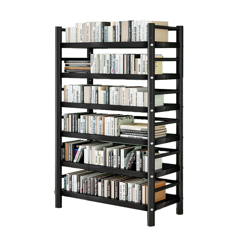 Anerya Steel Bookshelf, Floor-Standing, 176cm, Multi-Tier Simple Bookcase, Storage Rack, Display Shelf, Storage Organizer, 6 Layers, 82cm