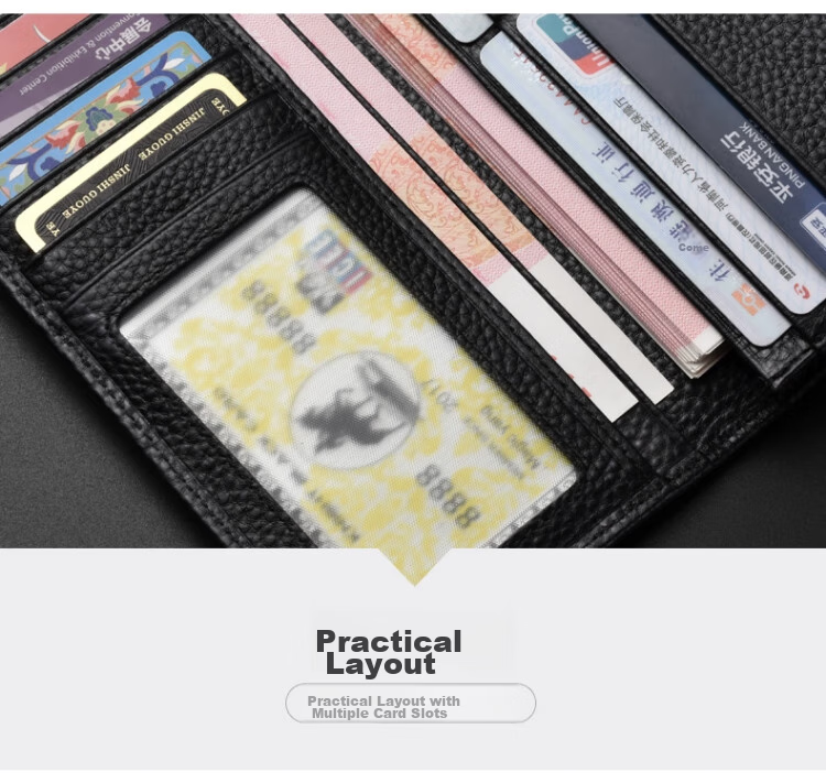 SEPTWOLVES Wallet, Men's Long Card Holder, Driver's License Holder, Practical Birthday Gift for Dad, Boyfriend, Husband, And Elders 11